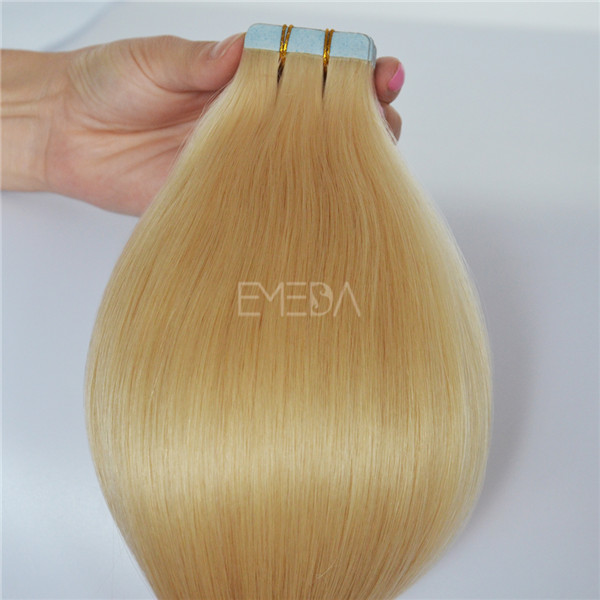 Best Selling Tape Human Hair Extensions Grade 7A Double Sided Tape Hair Extension JF025